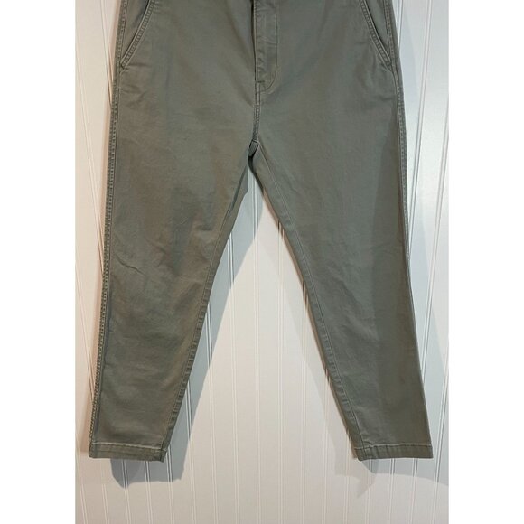 Levis XX Chino Standard Taper Pants Sage Green Mens 34W/32L 98% Cotton - Picture 6 of 14